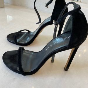 Stuart Weitzman Nudist Suede Sandal